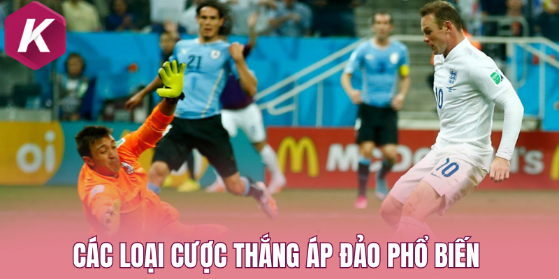 Các loại cược thắng áp đảo phổ biến trong bóng đá